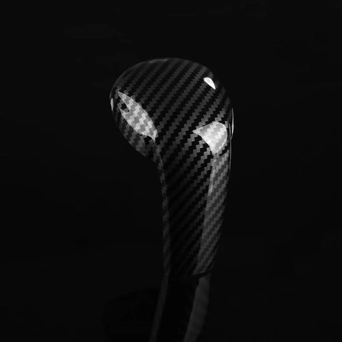 Mazda Gear Shift Knob Cover Trim Cap For CX5 CX9 CX3 6 3 Models Carbon Fiber Style Interior Decoration Sticker Sporty
