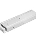 CXSM 25-200 Dual Rod Air Cylinder With Magnet Guided Pneumatic Actuator, aluminized frame, side view, 25mm bore, 200mm stroke.