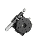 Rotary Stage With Manual Displacement And 360 Degree Fine Adjustment Slide Table For Pro Grade Precision Positioning In Optical Experiments, Micro Machining, And Production Setups, RS60 RS90 RS125 RS100-L Compatible, close-up view