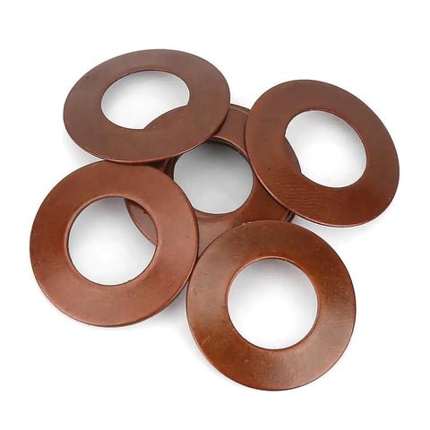 8 Types Belleville Compression Spring Disc Washer For Heavy Duty Load With Variable Stiffness Disk Spring And Compact Shock Absorber Design For Clutches Safety Valves And Precision Machinery. Copper Belleville disc washers stacked, flat ring springs