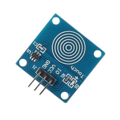10 Pack Capacitive Touch Sensor Modules TTP223B Digital Proximity Switches For Arduino Projects Jog Type, blue PCB