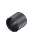 Four Pack Flanged Sleeve Bearings 12Mm X 14Mm X 10Mm Pom Oilless Bushings, single black bushing side view.
