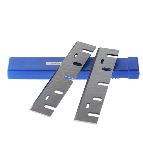 Top Shelf HSS Planer Blades Replacement Knives Set Of 2 For Table Woodworking Machines, durable high speed steel, precision ground design.