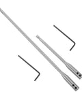 Heavy Duty Hex Shank Drill Bit Extension Set With Wrench Tools For Fast Swapping And Rock Solid Precision Drilling On Tough Metal Projects, alloy steel, two sizes