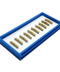MGGN200 JM Carbide Grooving Inserts Tin Coated For Steel Parts Turning in blue case, 10 pack