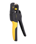 Lvifloae Automatic Wire Stripper Tool Labor Saving Adjustable Cord Peeling Pliers for Electrician with black and yellow handle.