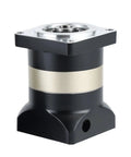 Pro Grade Helical Planetary Gear Reducer With Hole Output For Smooth Servo Stepping Motor Upgrades, rugged black design.