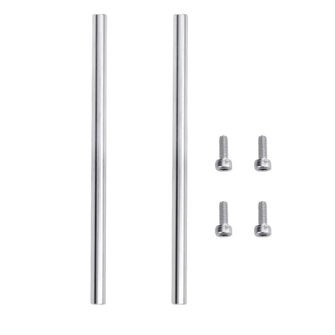 Two Pack 8x250mm Linear Motion Shaft Guides With End Hollow Steel Rods And M4 Screws For 3D Printers And CNC Machines Inner Hole 4mm
