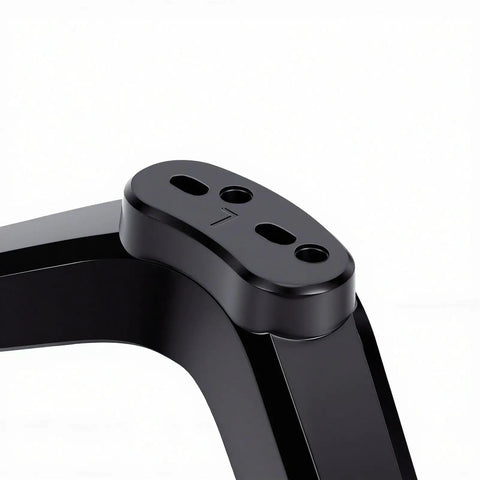 Replacement TV Stand Legs For 40 To 43 Inch Televisions, Durable Plastic Feet With Screws And Foot Pads, Black Mounting Bracket