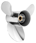 Stainless Steel Boat Propeller 13 1/4 Inch Diameter 17 Inch Pitch Right Hand 3 Blade 15 Tooth Gearcase 4 1/4 Inch OEM 6E5-45945-01-EL Compatible