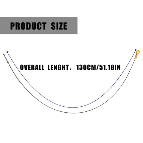 Ford 6.7L V8 Diesel Engine Oil Dipstick Replacement for 2011 to 2016 Super Duty F 250 F 350 F 450 F 550 with 6.7L Power Stroke Engine