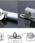 50N 11 Lb Gas Struts 10 Inch Lift Supports Gas Spring Lid Support For Cabinets Toy Boxes Tool Boxes Cars 2 Pack Silver