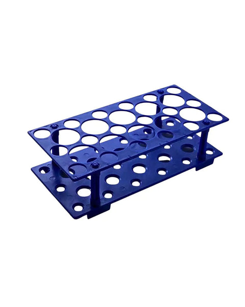 Blue Polypropylene Centrifuge Tube Rack For 10ml 15ml And 50ml Tubes, 28 Well Detachable Plastic Stand, Test Tube Holder