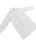 Unisex White Lab Coat With Long Sleeves For Pros Nurse Uniform Style Easy Care Polyester Cotton Blend Spill Resistant