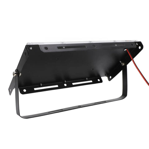Yechiry Flood Light Board for Camping and Emergencies, black metal back with mounting bracket, designed for outdoor use.