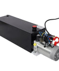 Heavy Duty 12V DC Hydraulic Power Unit With Steel Tank 1.6Kw Motor High Flow Pump for dump trailers and lift gates.
