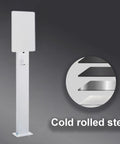 Badass EV Charger Protection Box For Outdoor And Garage Storage, Rain Resistant Heavy Duty Steel Cover showcasing cold rolled steel material.