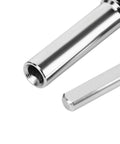 Rock Solid Stainless Steel Drive Shafts For Axial SCX30 Crawler Upgrade showcasing precision steel ends and snug fit for durability.
