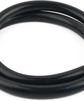 Coiled black Beefy Premium Silicone Radiator Hose Five Eighth Inch ID Five Foot Length Withstands Up To Six Hundred Fifty PSI