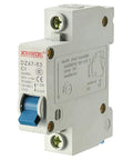 1A Miniature Circuit Breaker For Low Voltage Systems, 230 to 400V, 1 Pole Din Rail Mount DZ47-63 C1, 4000A Breaking Capacity