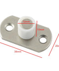 4 Pieces Lower Guide Pulleys 12Mm Nylon For Sliding Doors Positioner Swing Stop Limiter Lifting Wheel Accessories