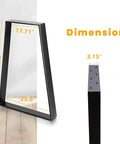 Image showing Beefy 28 Inch Trapezoid Metal Table Legs 2 Pack Solid Steel DIY Furniture Legs dimensions and close-up detail.