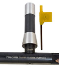 Five Inch Balanced Fly Cutter Indexable Face Milling Cutter With R8 Shank Seven Sixteenths UNF Drawbar Single TCMT1604 Insert
