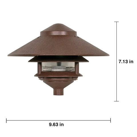 Transitional Outdoor One Light Post Mount In Bronze Dark Finish For Pathway And Garden Lighting No Fuss Post Lantern