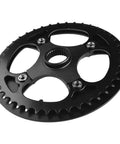 Heavy Duty 42 Tooth Steel Chainring Fits 104 Bcd Cranks For E-Bike Motor Upgrades Like Bafang M200 M215 M300 And M315 With Smooth Shifting Power Gears, black steel 42T chainring