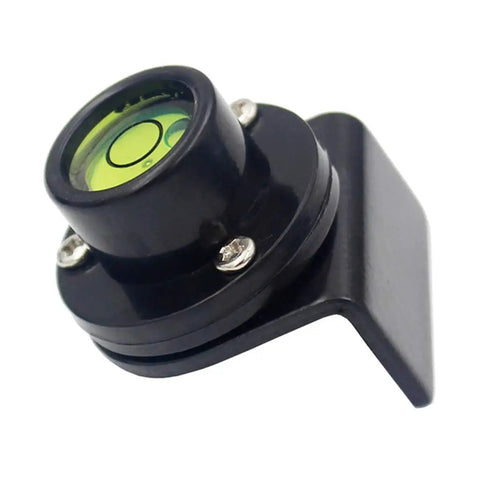 Bubble Tower Blister Tower Ruler for Survey, Green, close-up of black bubble level tool for accurate measurements.