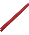 Pro Grade Heavy Duty Aluminum T Track Miter Jig for Woodworking, red finish, aluminum alloy, angled view