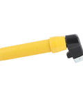 Heavy Duty Welding Electrode Clamp 400A Universal Fit With Ergonomic Handle For Easy Grip And Less Fatigue While Working Yellow Color handle detail