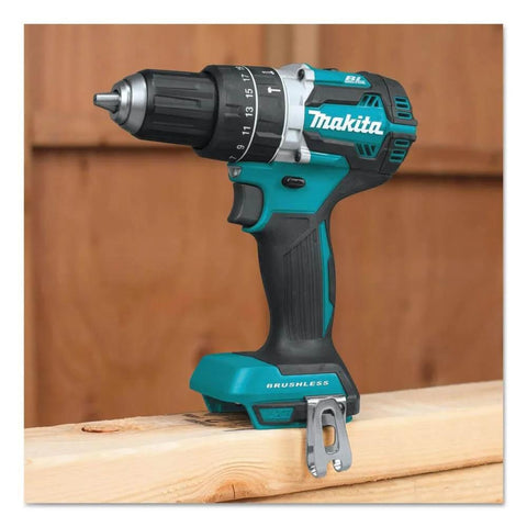 Compact 18V Brushless Hammer Drill Driver One Half Inch Chuck Cordless Tool Only Delivers 530 Inch Pounds Max Torque