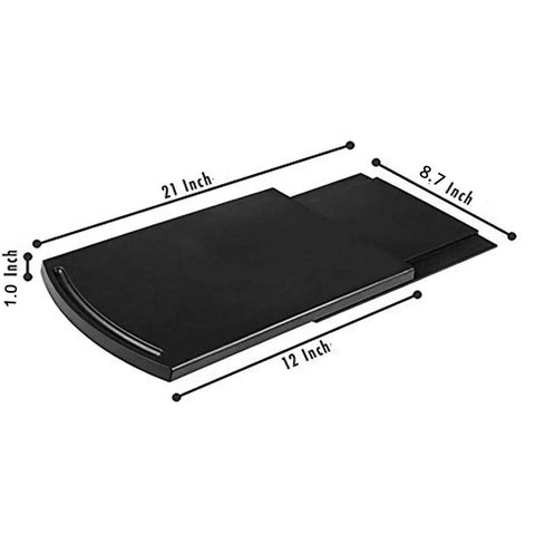Heavy Duty Sliding Tray Mat For Coffee Makers And Kitchen Appliances Move Heavy Countertop Equipment Easily With A Sliding Caddy, dimensions shown