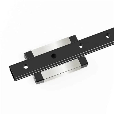 Top Tier Black MGN7 Miniature Linear Rail Guide With Smooth Slider 100 To 1000Mm Length heavy duty motion system top view