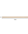 Premium Unfinished Natural Wood Dowel Rods 100 Pack Of Six By One Quarter Inch Smooth Cylinders For Arts And Crafts, 15cm long.