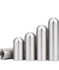 Heavy Duty 304 Stainless Steel Internal Thread Dowel Pins For Precise Alignment And Positioning In Industrial Projects With High Corrosion Resistance Plus Solid Durability That Will Get The Job Done Right, shown in four sizes.
