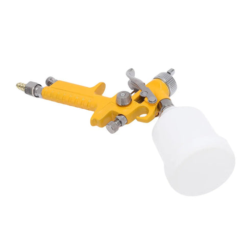 Rock Solid And Compact 125Ml Mini Spray Gun With Easy Turn Triple Knobs for smooth paint jobs, featuring 1Mm nozzle tip.