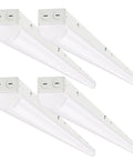 4 Pack of 8ft LED Shop Light Fixtures With 60 70 80W Total, Selectable 3500K 4000K 5000K Color Temp, for Garage and Warehouse