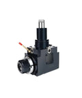 90 Degree Power Tool Turret Holder Fixer For B M T Series With Lock And External Lock Options, black and metallic finish