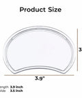 Product size diagram for Premium Replacement Water Tank Lid Cover For Vertuo Next Series Coffee Machines Including XN910B XN9105 XN910C XN910N And XN911B Easy Fit No Fuss Durable Leak Resistant Keeps Tank Secure And Fresh, with dimensions 3.9 x 3.5 inches.