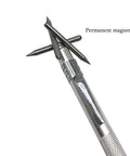 Top Shelf Tungsten Carbide Scriber Set With Embedded Magnet And Twelve Spare Tips, showing a carbide tool with replacement tips.
