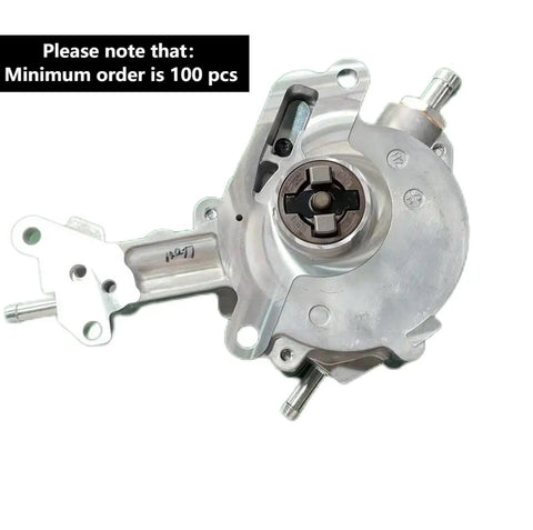 Heavy Duty Dual Automotive Vacuum Pump Assembly With Rock Solid Silver Build For Reliable Fluid Transfer Compact Industrial Setup