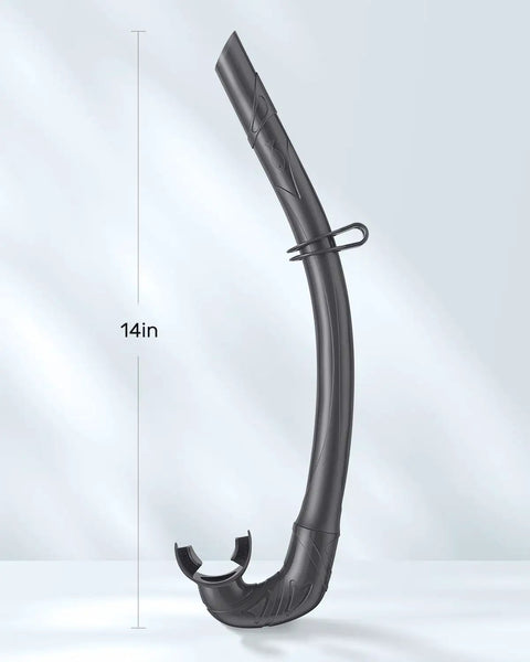 14-inch Foldable Silicone Snorkel For Adults With A Wide Tube For Effortless Breathing Anti Drop Design