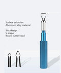 Floor Skiving Knife Kit With Aluminum Alloy Handle And HSS Blades Two Sets Of Four Blades For PVC Trimming Yin Yang Corner Work Pro Grade