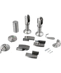 Heavy Duty Restroom Privacy Locks Hinges Kit For Public Partitions With Corner Codes And Partition Hardware Durable Fittings