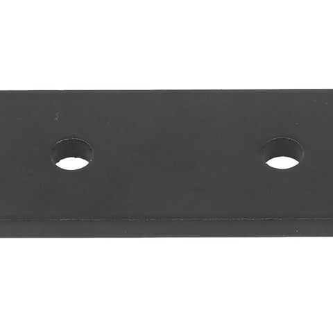 Close-up of Two Pack 4 Hole Aluminum Connecting Plates Flat Straight Brackets Built Tough For Building Frames Tables Beds Chairs And Shelves 3030 Heavy Duty Metal Fasteners