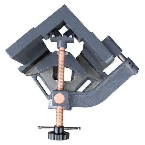 Beefy 3 Axis Welding Clamp Heavy Duty Cast Iron Vice With Killer Grip And Zero Play Design Featuring 3.9 Inch Jaw Opening For Steel And Wood DIY Shop Builds