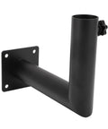 Beefy Heavy Duty Stainless Steel Satellite Internet Pole Mount Bracket For Roof Or Wall Install Black Antenna Support Kit
