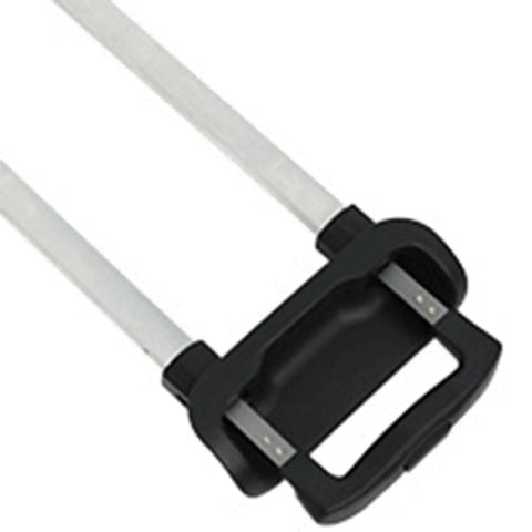 Adjustable Aluminum Telescopic Luggage Handle Replacement For Suitcases Built To Last Grab And Go Travel Accessory With Easy Grip 93.5 Cm By 16 Cm Black Finish, black handle close-up